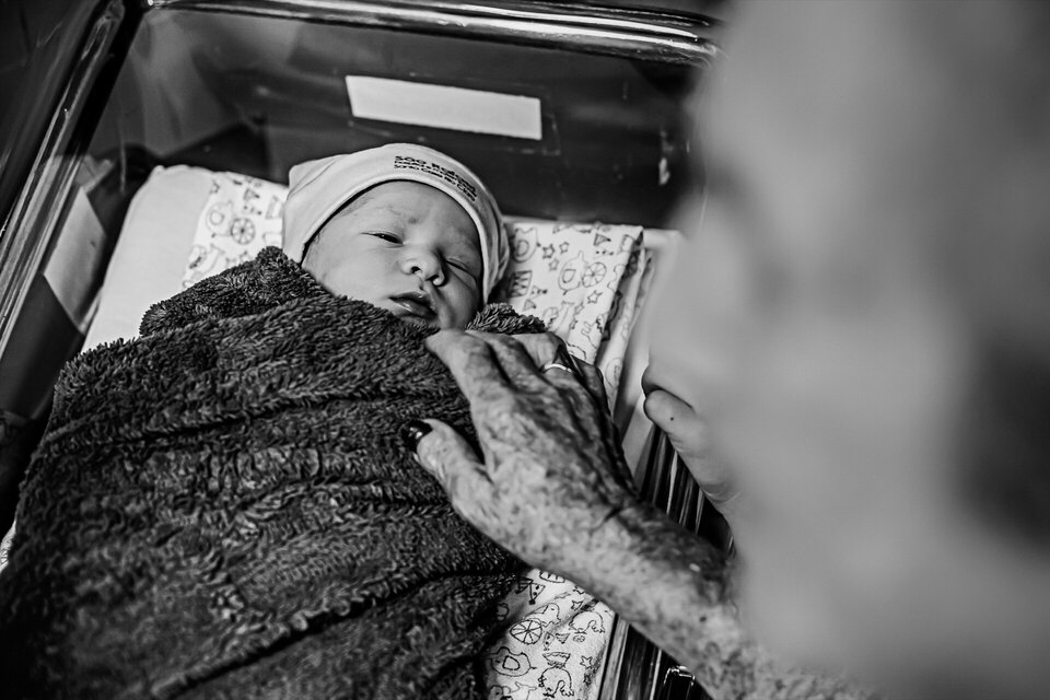 O que é fotografado em um parto?